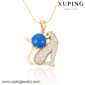 32127-Xuping Pendentif en forme de léopard animal de qualité avec perle